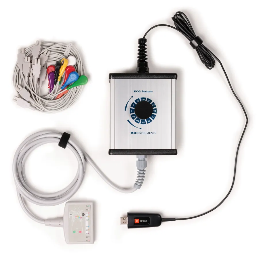 PowerLab Sensors ECG 12 Lead Switch Box