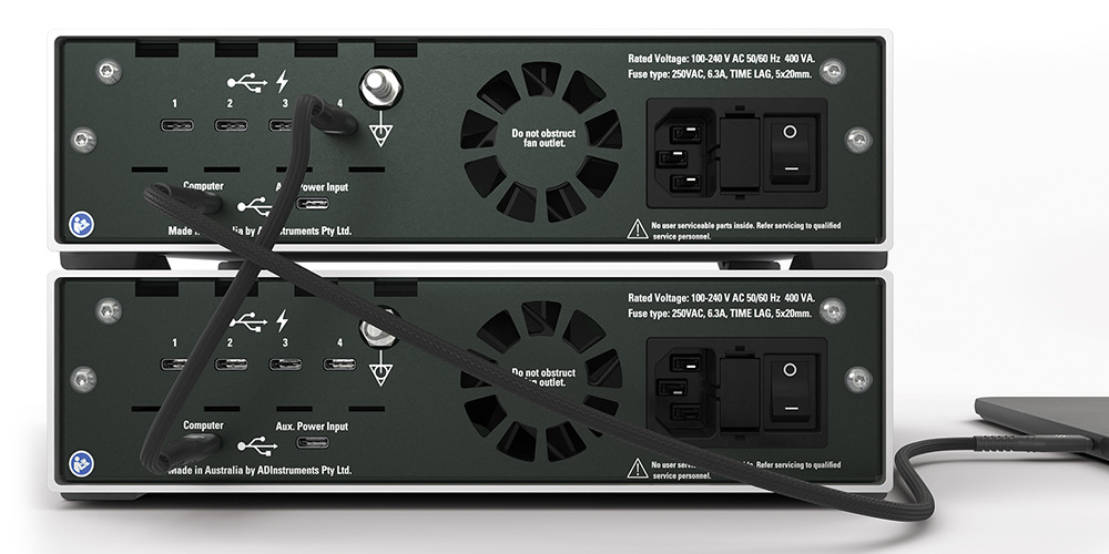 PowerLab C Daisy Chaining for multiple signal inputs