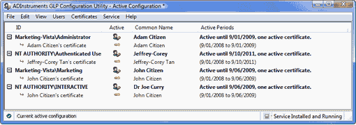GLP Configuration Utility